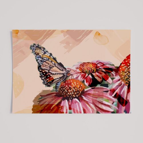 BUTTERFLY IN SPRING