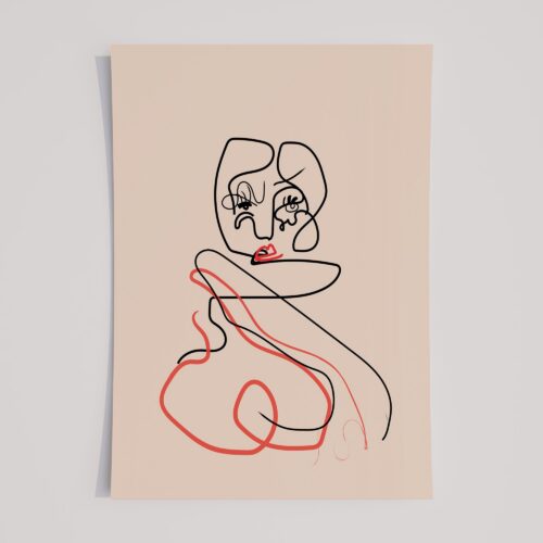 POUTING WOMAN