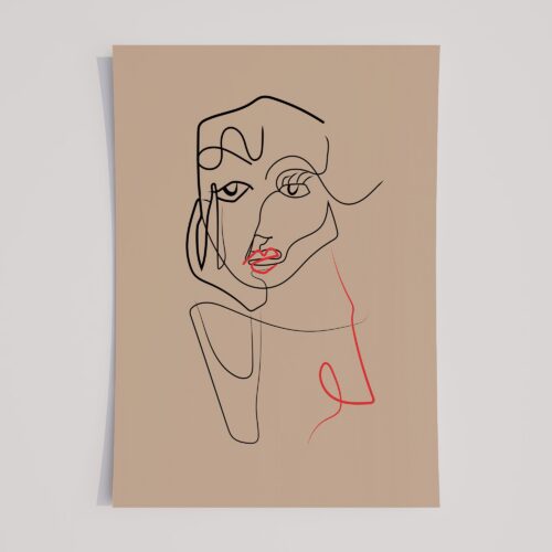 PONDERING WOMAN