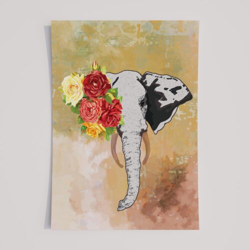 FLORAL ELEPHANT 2
