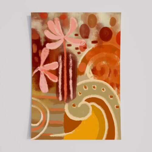 ORANGE WAVES 1