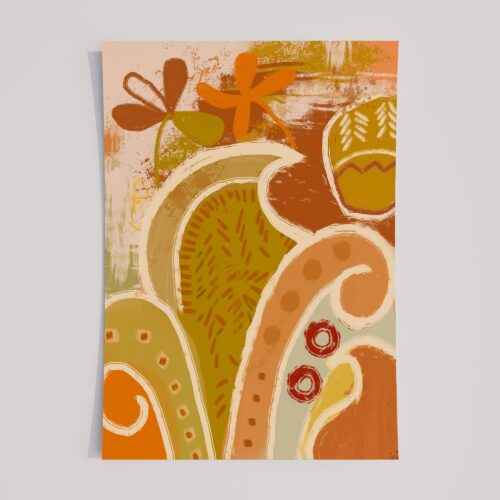 ORANGE WAVES 2