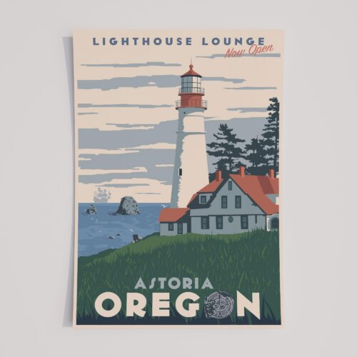 ASTORIA LIGHTHOUSE BY STEVE THOMAS
